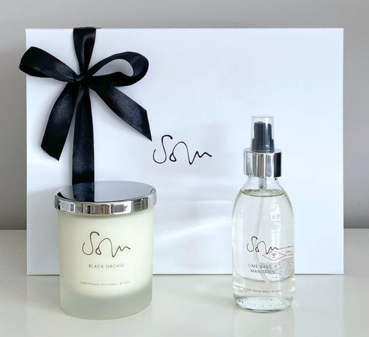 Candle and Room Spray Gift Set - Solu Candles