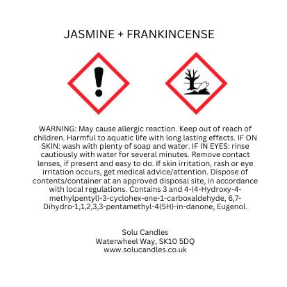 Jasmine & Frankincense Wax Melt - Solu Candles