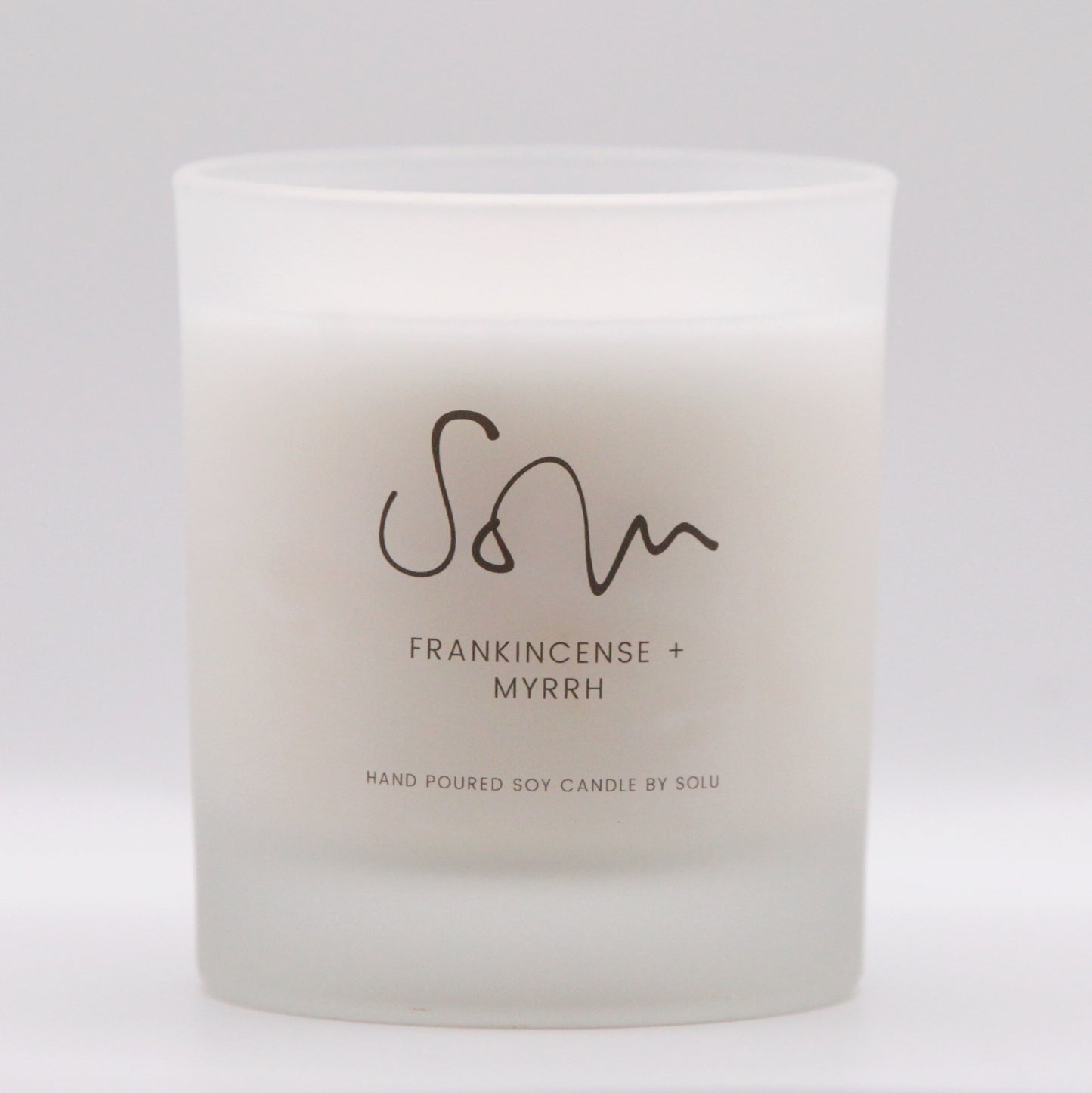 Frankincense + Myrrh Soy Wax Candle - Solu Candles