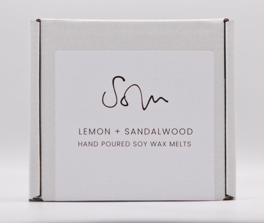 Lemon + Sandalwood Soy Wax Melts