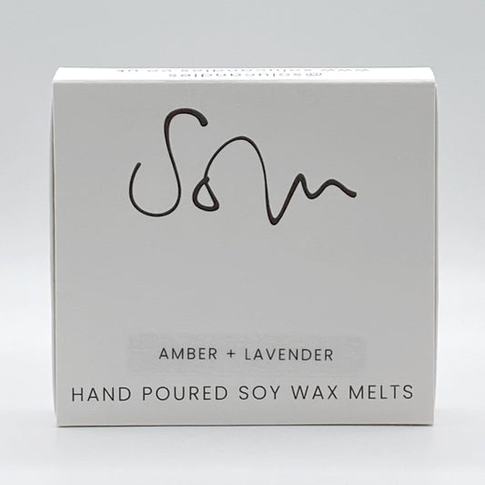 Amber + Lavender Wax Melt - Solu Candles