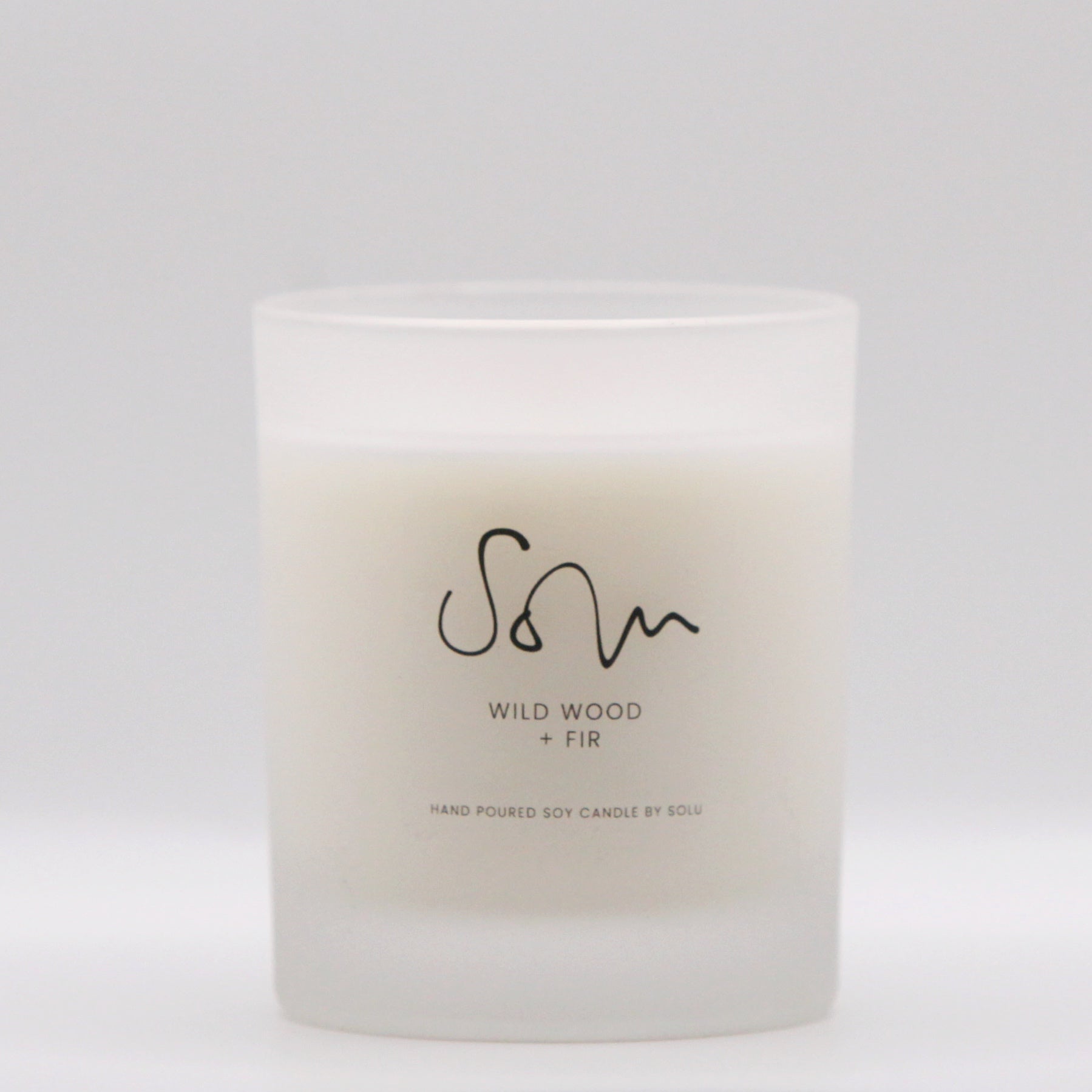 Wild Wood + Fir Soy Wax Candle - Solu Candles