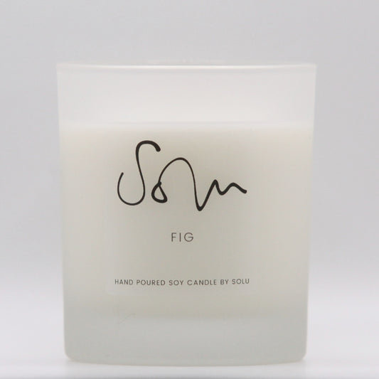 Fig Scented Candle - Solu Candles