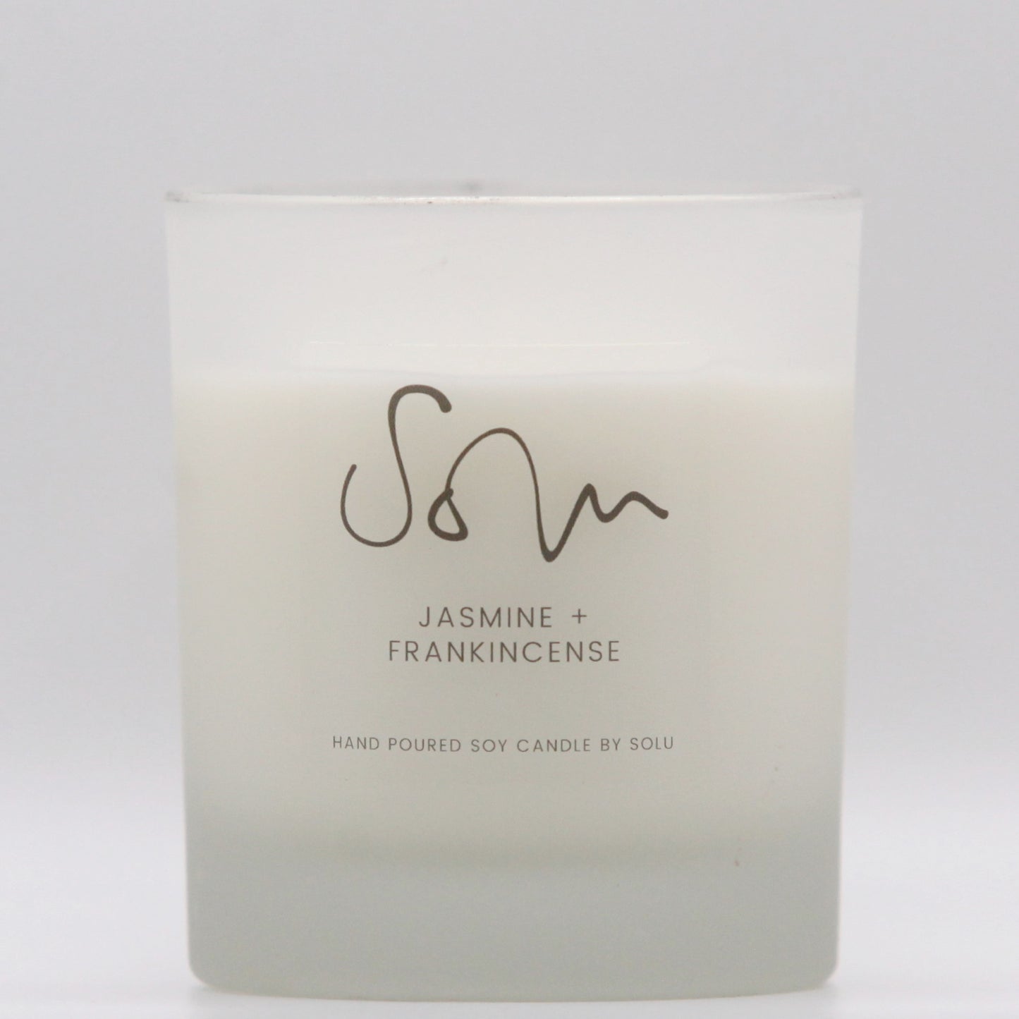 Jasmine + Frankincense Soy Wax Candle - Solu Candles