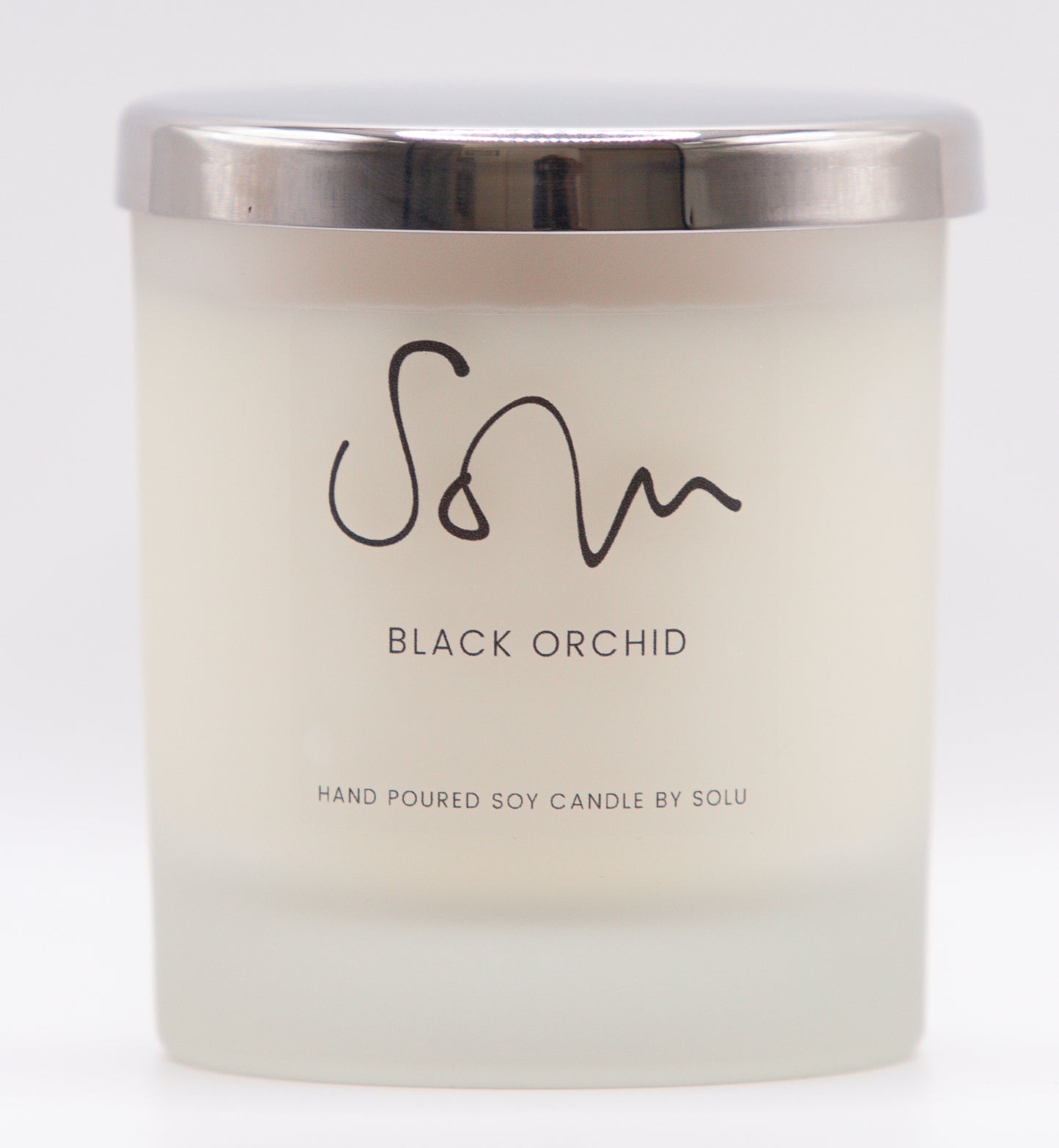 Black Orchid Soy Wax Candle - Solu Candles