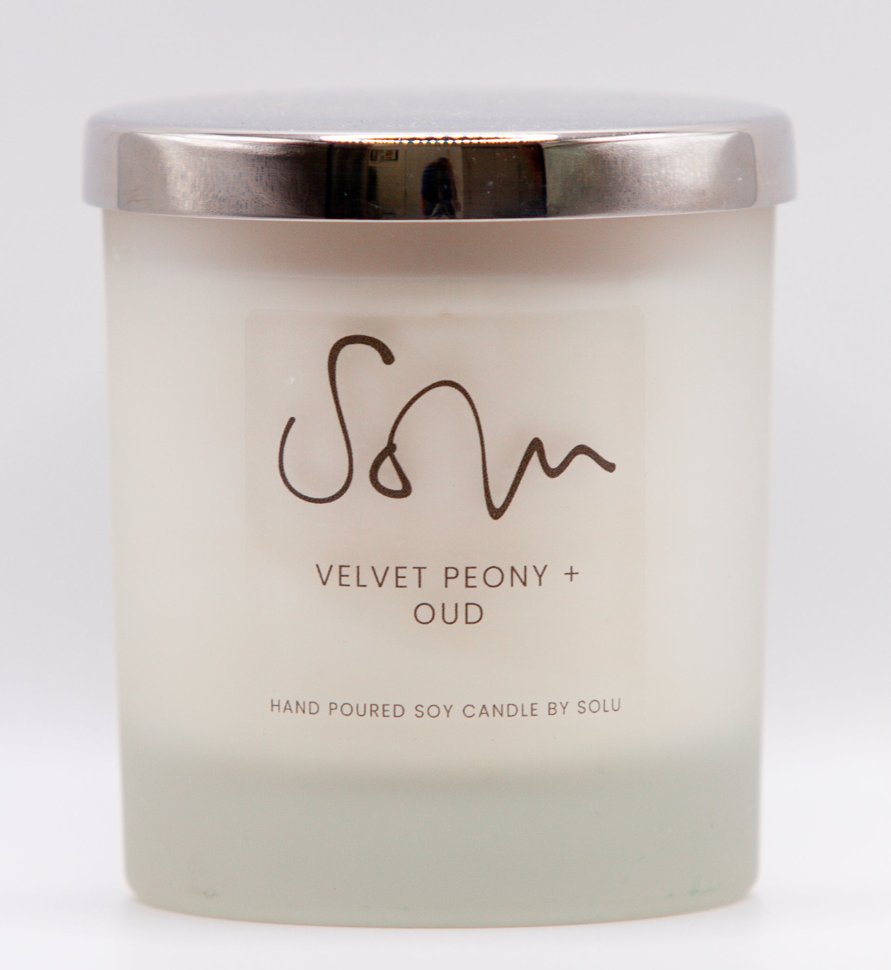 Velvet Peony & Oud Soy Wax Candle - Solu Candles