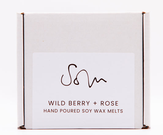 Wild Berry & Rose Wax Melt - Solu Candles