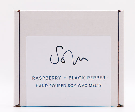 Raspberry & Black Pepper Wax Melt - Solu Candles