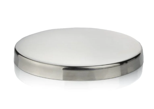 Protective silver candle lid