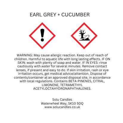 Earl Grey & Cucumber Wax Melt - Solu Candles
