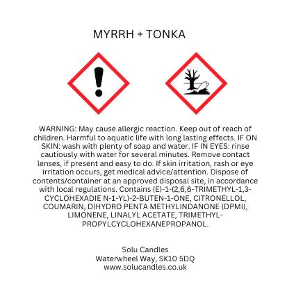 Myrrh & Tonka Wax Melt - Solu Candles